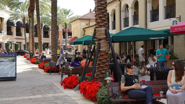 Stadtplatz in West Palm Beach, Florida — Stockfoto