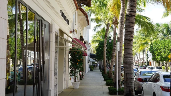 Worth Avenue in Palm Beach, Florida — Stock Photo, Image