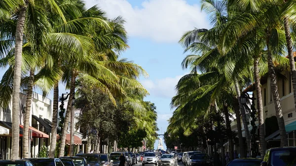 Worth Avenue a Palm Beach, Florida — Foto Stock