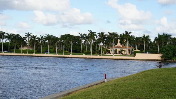 Palm Beach Kasım 2015 Palm Beach Florida Görülen Donald Trumps — Stok fotoğraf
