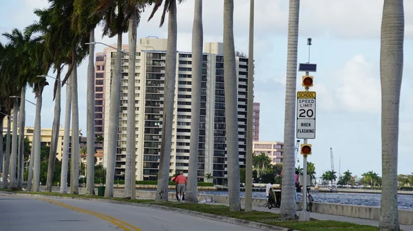 Westlicher Palmenstrand in Florida — Stockfoto