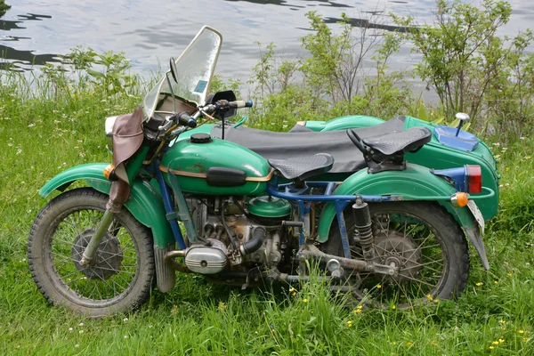 Vintage style motorbike — Stock Photo, Image