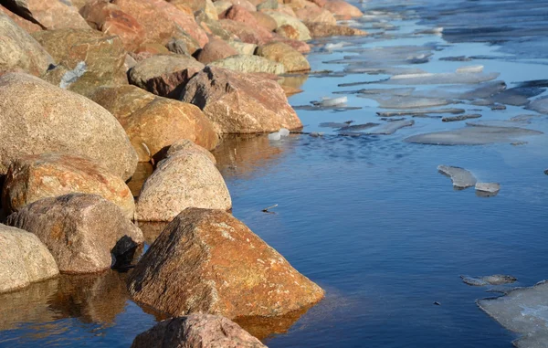 Frozen sea shore — Stock Photo, Image