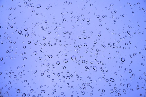 Gotas de agua en el vaso — Foto de Stock