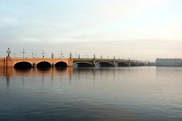 Most Trójcy Świętej w Saint-Petersburg, Federacja Rosyjska — Zdjęcie stockowe