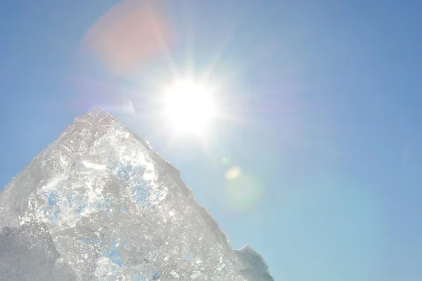 Hielo cristalino — Foto de Stock