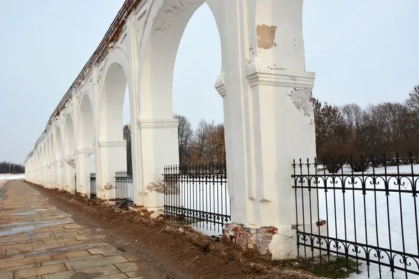Veliky Novgorod, Yaroslav binnenplaats — Stockfoto