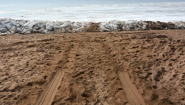 Vägen till frusna havet — Stockfoto