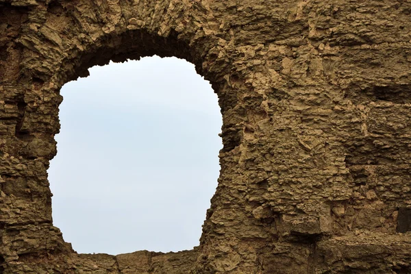 Ruins of old tower in the Pskov — Stock Photo, Image