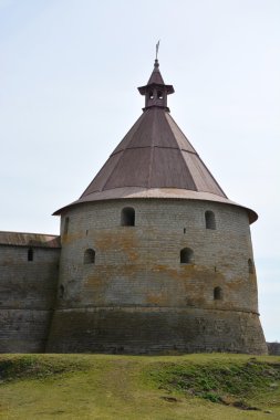Golovina tower of the fortress at Shlisselburg city
