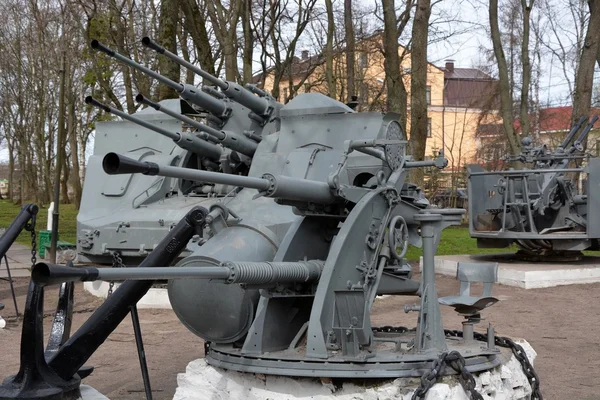 Old battle cannon — Stock Photo, Image