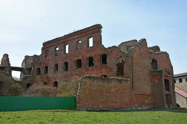 Rovine della vecchia prigione nella fortezza di Oreshek — Foto Stock