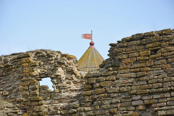 Ruínas. Fortaleza de Oreshek em Shlisselburg — Fotografia de Stock