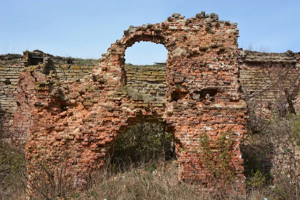 Ruinerna. Oreshek fästning i Shlisselburg — Stockfoto