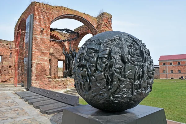 Memorial for world war two in cathedral of St. John the Baptist — 图库照片