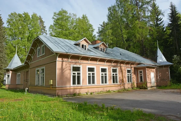 Vintage style wooden house — Zdjęcie stockowe