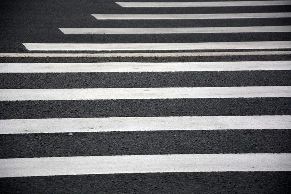 Crosswalk at the road — 스톡 사진