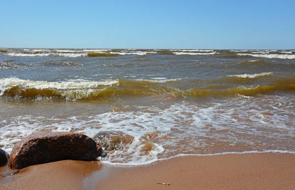 Starker Sturm auf dem Meer — Stockfoto