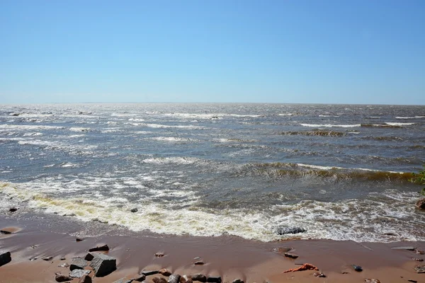 Starker Sturm auf dem Meer — Stockfoto