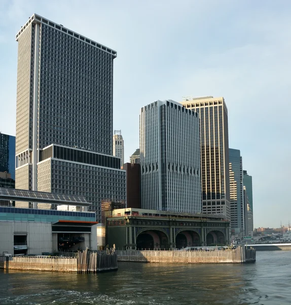 Staten ilha ferry terminal — Fotografia de Stock