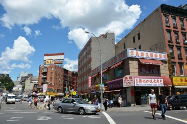 NYC Chinatown bölge