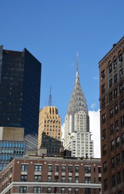Chrysler Binası dış 08 Ağustos 2013 tarihinde New York'ta