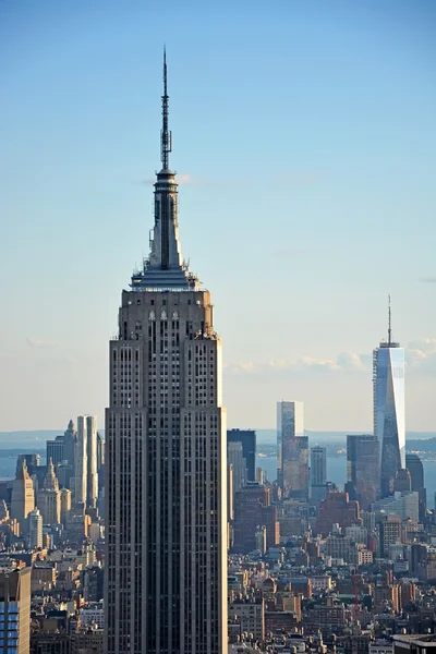 The Empire State Building on August 5, 2010 in New York — Stock Photo, Image