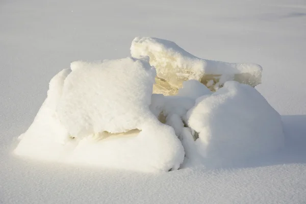 Snowdrift pattern at winter season — Stock Photo, Image