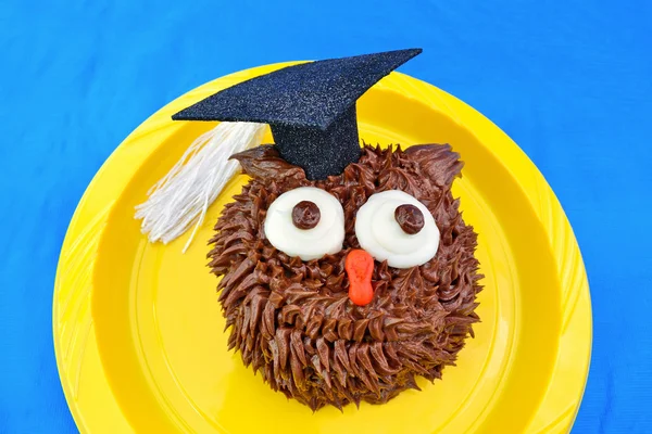 Mezuniyet için baykuş Cupcake