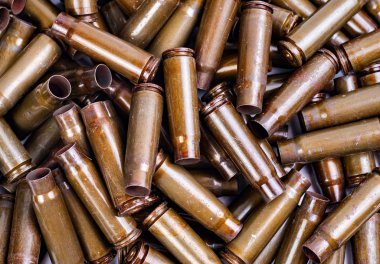 texture of spent cartridges Kalashnikov