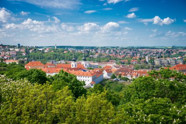 Prag'ın güzel manzarasını