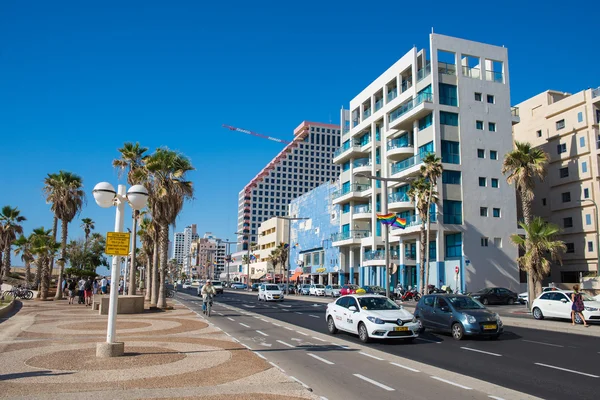 Perto da estrada do mar em Tel Aviv — Fotografia de Stock