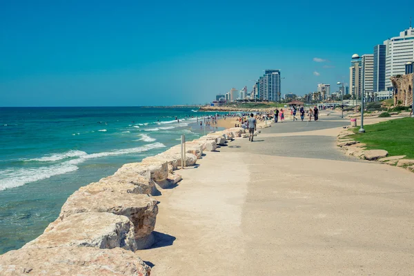 Tel Aviv'de Beach — Stok fotoğraf