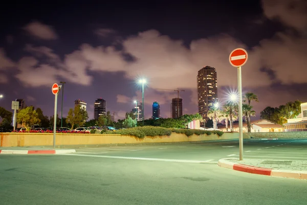 Parkoló-Tel-Aviv városában Jogdíjmentes Stock Képek