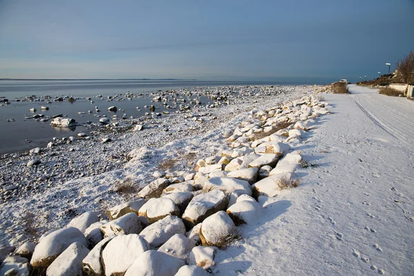 Χειμερινό τοπίο στη Σουηδία — Φωτογραφία Αρχείου