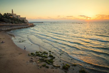 gün batımında tel aviv
