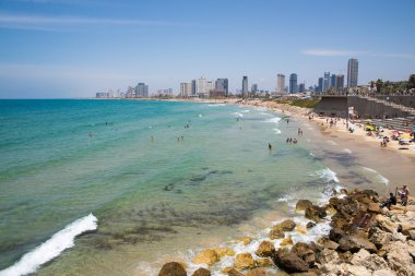 modern Tel Aviv görünümünü