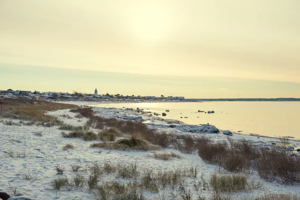 Paisaje invernal en Suecia — Foto de Stock