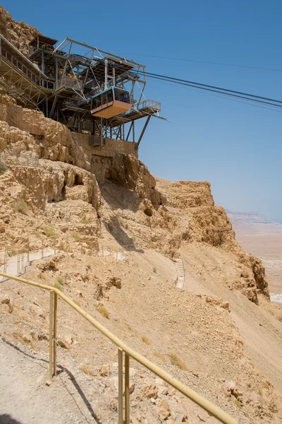 Twierdza Masada na Pustyni Judzkiej — Zdjęcie stockowe