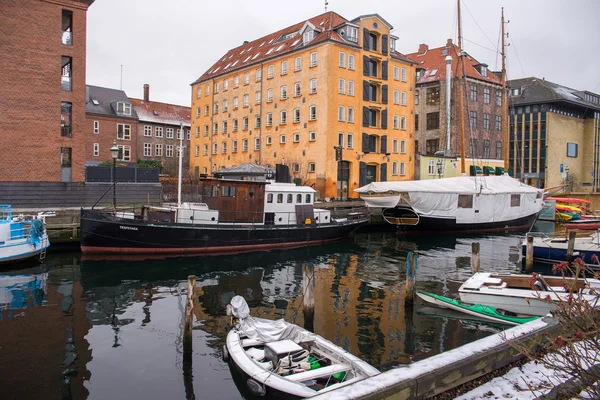 Centrum van de stad in Kopenhagen, Denemarken. — Stockfoto