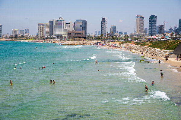 view of the modern Tel Aviv