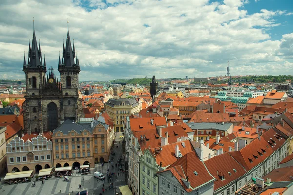 Vista de Praga desde arriba — Foto de Stock