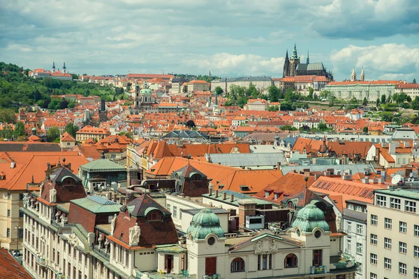 Prague view from above — Stock Photo, Image