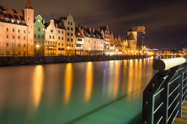 Danzica di notte — Foto Stock