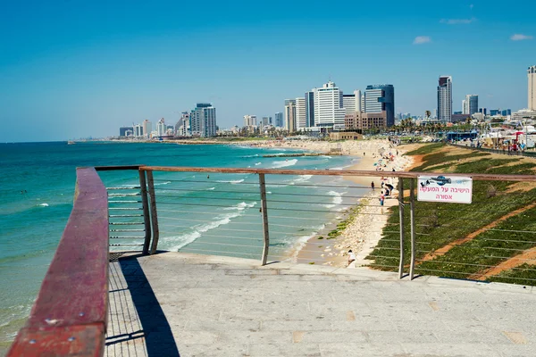 Tel Aviv'de Beach — Stok fotoğraf