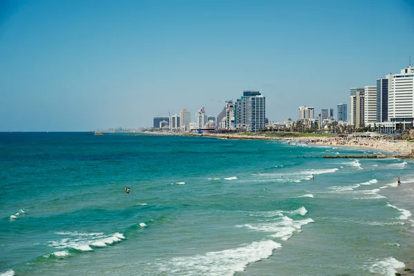 Praia em Tel Aviv — Fotografia de Stock