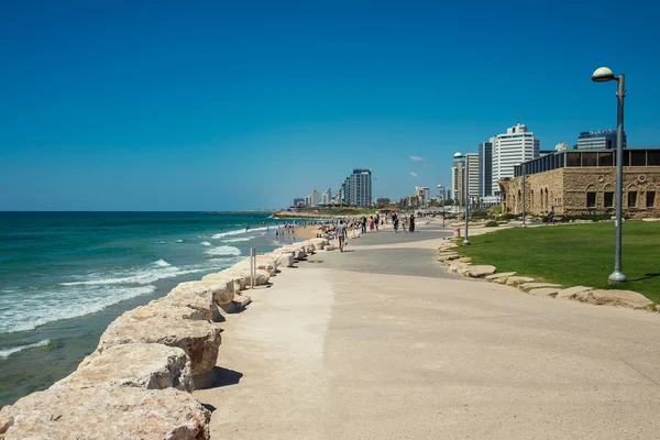 Praia em Tel Aviv — Fotografia de Stock