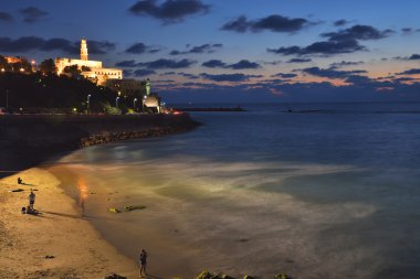 Gece Tel Aviv eski şehir