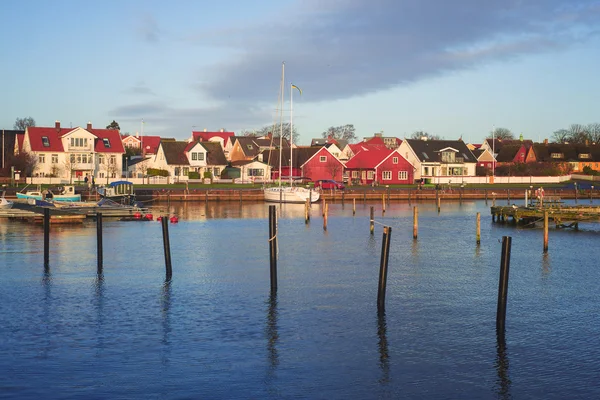 Beautiful harbor in Sweden — Stock Photo, Image