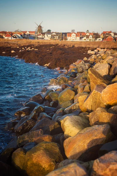 Orilla del mar en Suecia — Foto de Stock